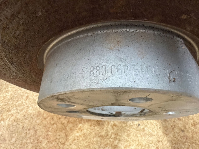 Диск гальмівний передній 6880060 BMW