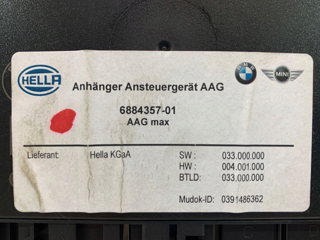 Амортизатор задній, лівий 6884357 BMW