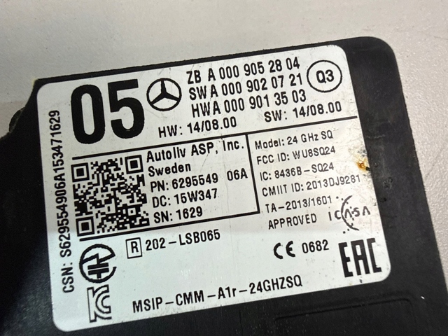 Радарний датчик дистанції A0009052804 MERCEDES