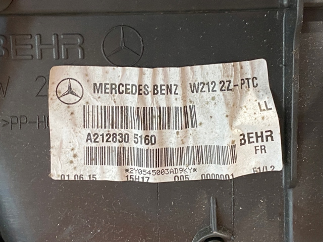 Опалення кузова заднє A2048300461 MERCEDES