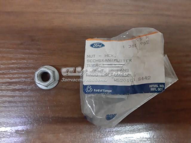 Гайка болта кріплення переднього важеля, нижнього 1381962 FORD