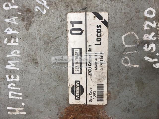 Блок електронного управління 2371070J81 NISSAN