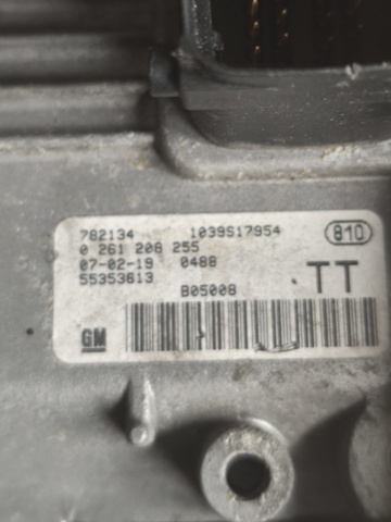 Блок двигуна 0261208255 OPEL