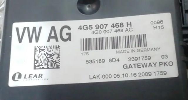 Прилади й апаратура діагностики 4G5907468H VAG