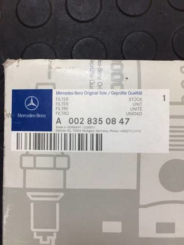 Фільтр салону вугільний A0028350847 MERCEDES