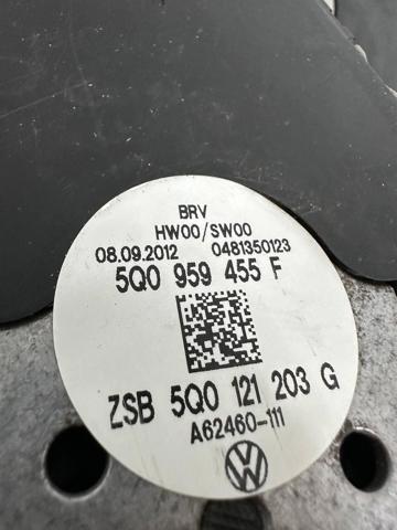 Дифузор радіатора охолодження, в зборі з двигуном і крильчаткою 5Q0959455F VAG