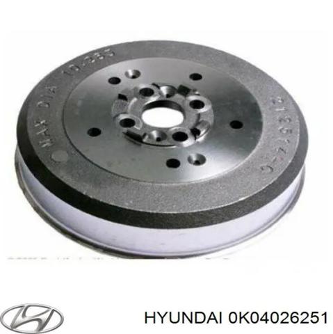 Барабан гальмівний задній 0K04026251 HYUNDAI