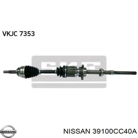 Піввісь передня, права 39100CC40A NISSAN
