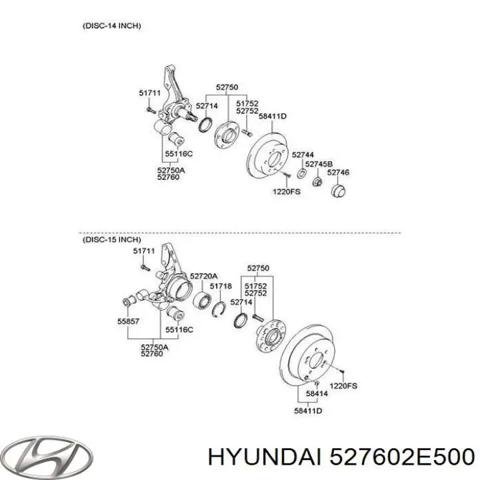 Кулак поворотний правий 527602E500 HYUNDAI