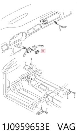 Спіраль Airbag Volkswagen Passat B5