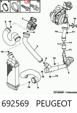 Кнопка аварійної сигналізації 692569 PEUGEOT