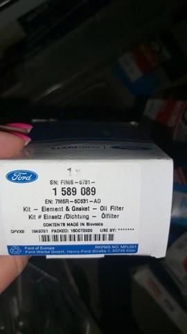 Фільтр автоматичної коробки перемикання передач 1589089 FORD