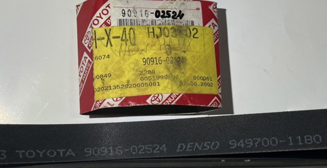 Ремінь приводний, агрегатів 9091602524 TOYOTA