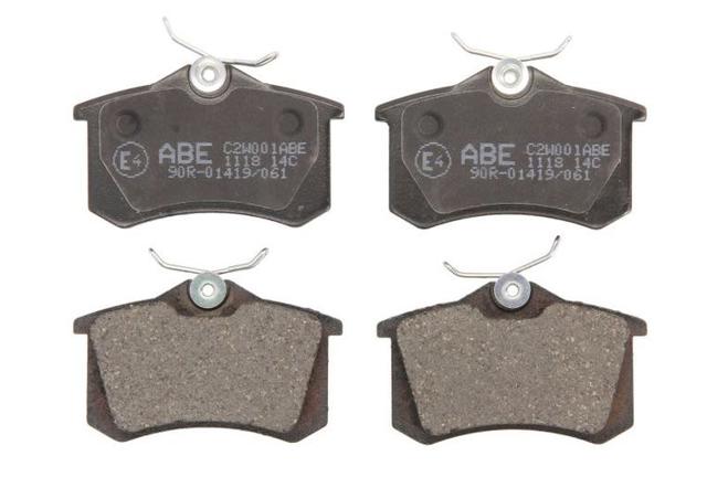 Задні гальмівні колодки C2W001ABE ABE
