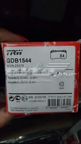 Комплект гальмівних колодок (дискових) GDB1544