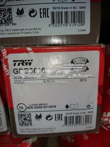 Дискові гальма GDB3618 TRW