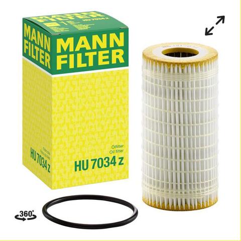 Масляний фільтр двигуна HU7034Z MANN