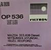 Маслофільтр OP536 FILTRON