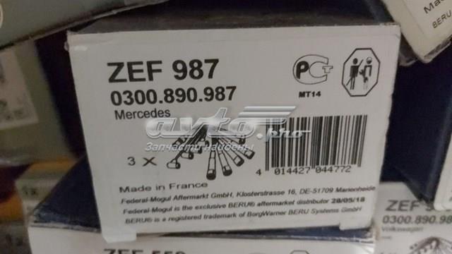Комплект високовольтних проводів ZEF987