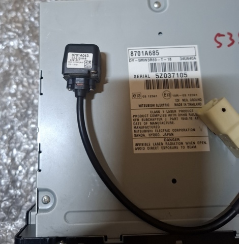 Камера заднього виду 8781A043 MITSUBISHI