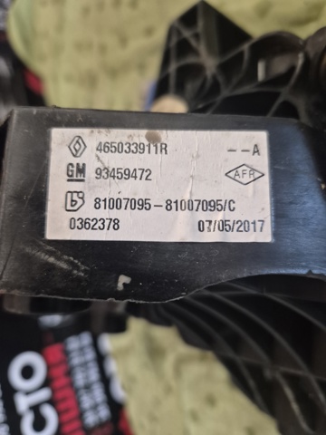 Педаль зчеплення 465033911R RENAULT