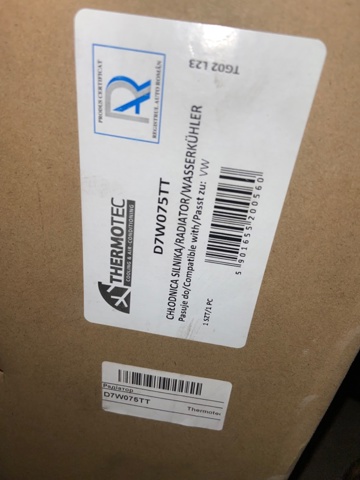 Система охолодження двигуна D7W075TT THERMOTEC