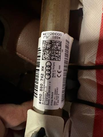 Подушка безпеки, бічна, права, AIRBAG 4M0880742H VAG