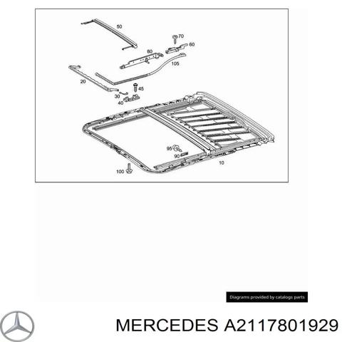 Деталі люків облицювання кузова A2117801929 MERCEDES