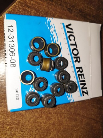 Сальник клапана (маслознімний), впуск/випуск, комплект на мотор 123130608 VICTOR REINZ