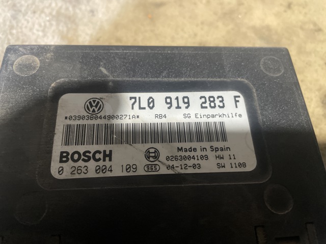 Модуль (блок ЕБУ) управління парктроніком 7L0919283F VAG