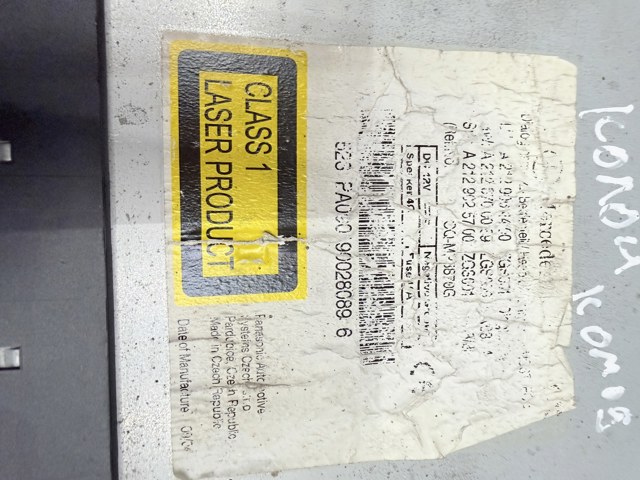 Магнітола A2129064400 MERCEDES