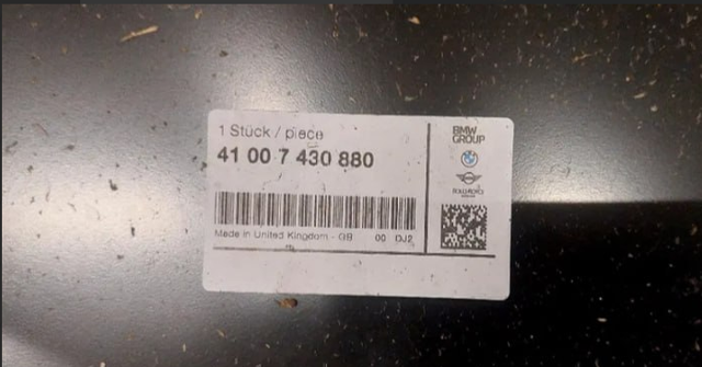 Крило заднє праве 41007430880 BMW