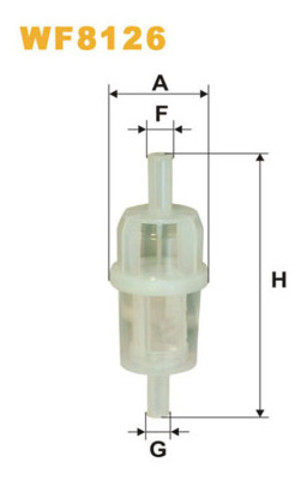 Фільтр палива WF8126 WIX