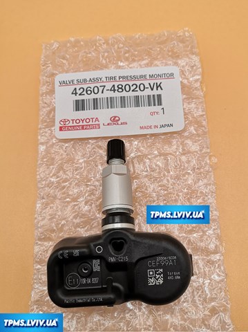 Манометр повітряний 4260760010 TOYOTA