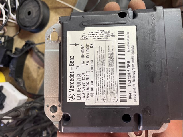Модуль-процесор керування подушки безпеки A1669002103 MERCEDES