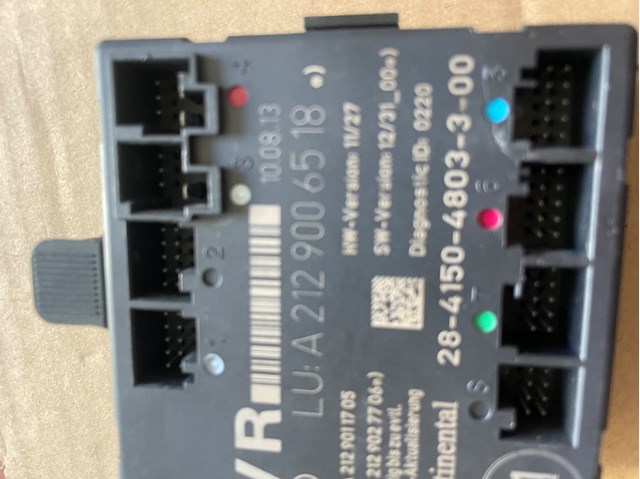Блок комфорту передніх дверей A2129006518 MERCEDES