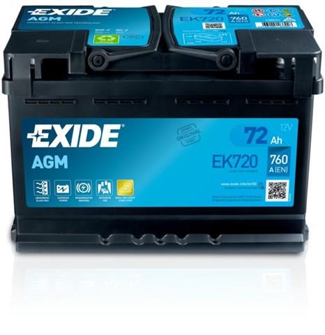Авто акумулятор EK720 EXIDE