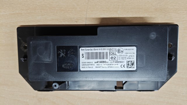 Блок керування Bluetooth 9841408080 PEUGEOT