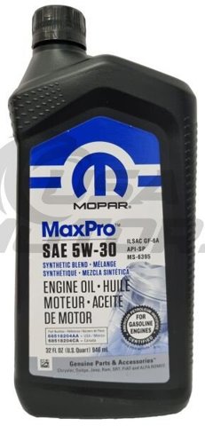 Моторне масло синтетичне 68518204AA CHRYSLER