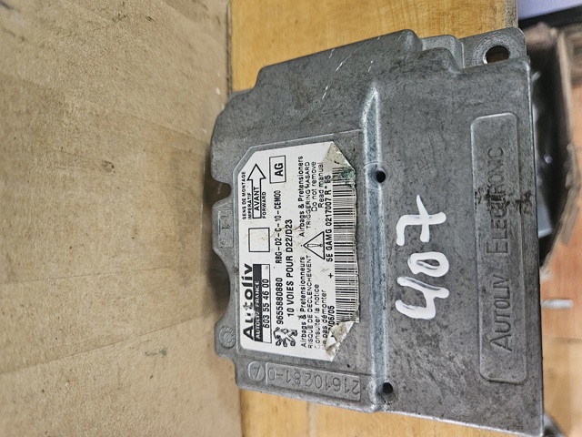 Блок управління airbag 9655880880 PEUGEOT