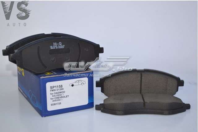 Колодки передні SP1158 SANGSIN