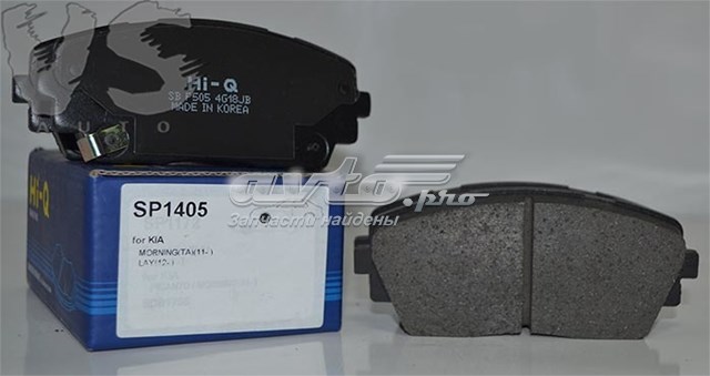 Колодки гальмівні дискові комплект SP1405 SANGSIN