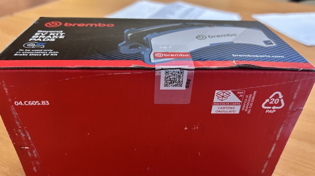 Колодки гальмівні дискові комплект P23098 BREMBO