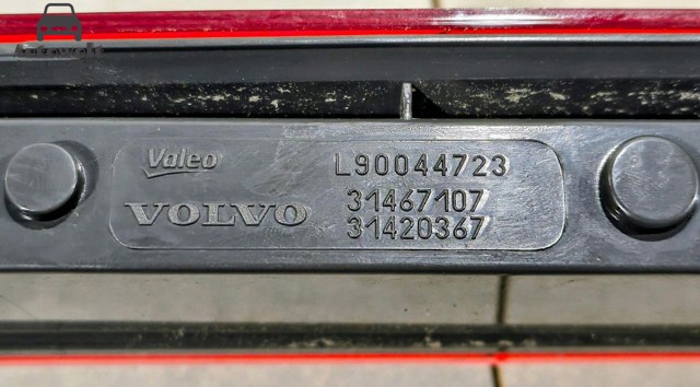 Ліхтар сигналу гальмування 31420367 VOLVO