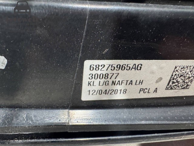 Ліхтар задній лівий, внутрішній 68275965AG CHRYSLER