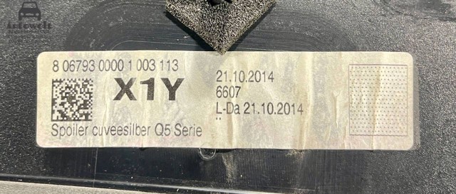 Спойлер даху 8R0827933BGRU VAG
