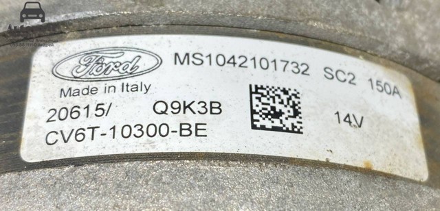 Шків генератора CV6T10300BE FORD