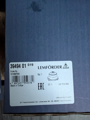 Опора амортизатора переднього правого 3949401 LEMFORDER