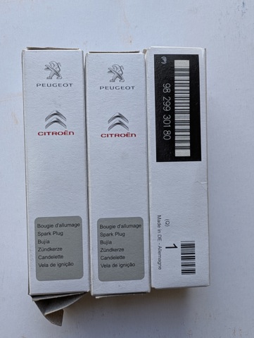 Свічки 9829930180 PEUGEOT