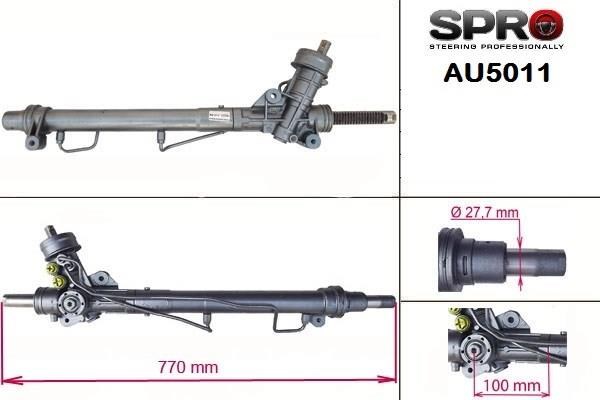 Рейковий рульовий механізм AU211R MS GROUP